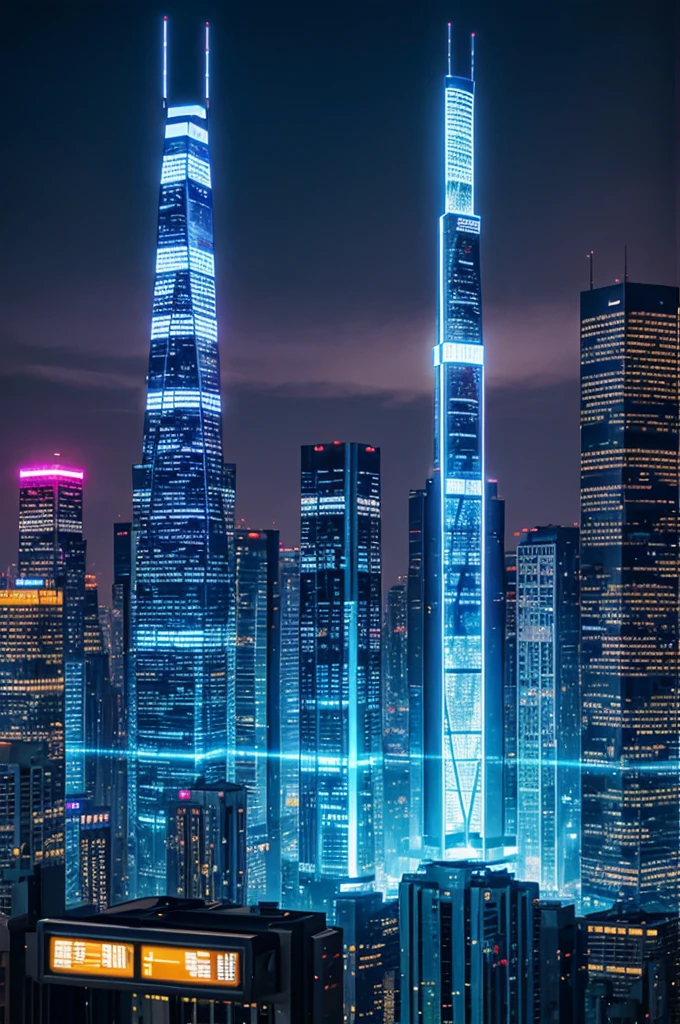 Background: A futuristic cityscape with shimmering skyscrapers and neon lights, suggesting advanced technology.
Foreground: A mysterious smartphone emitting a holographic projection of tomorrow's headlines.
Visual Elements: A blend of traditional newspaper elements (headlines, images) with digital overlays and holographic effects, symbolizing the convergence of old and new media.
Central Image: The protagonist, a man in awe
