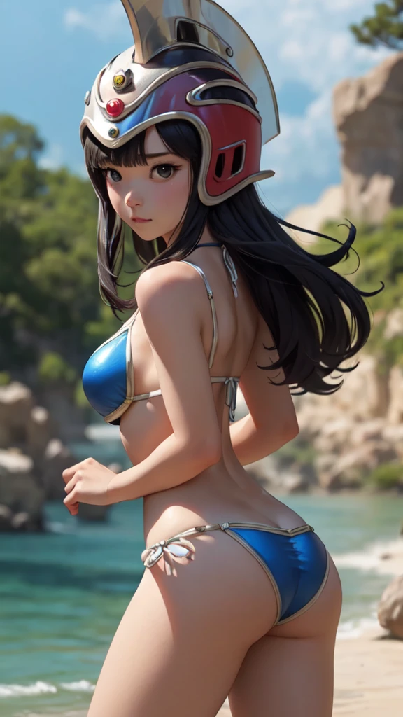 Wearing a bikini、Close-up of woman wearing helmet, Most models | Type Germ, ruan jia and Type Germ, extremely detailed Type Germ, Knight of the zodiac girl, trending Type Germ, Charming elf princess knight, Type Germ and ruan jia, Type Germ style, as seen on Type Germ, style of Type Germ
