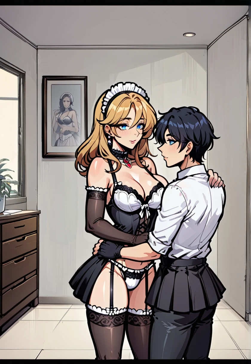a father who eloped with his second son( a he had been brainwashing by his secondson ,crossdressing , wife of his secondson, wear sexy lingerie,has marital life with his secondson ,)