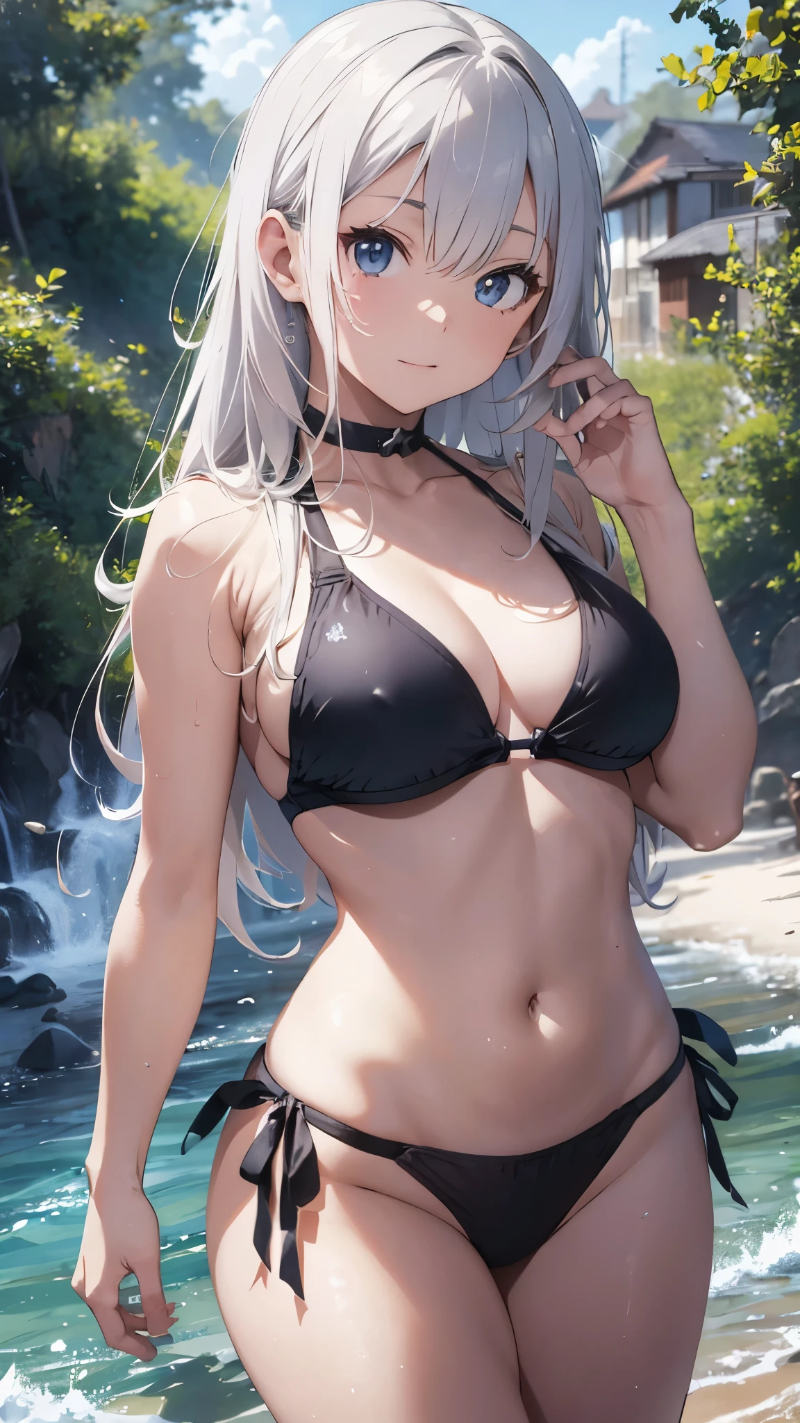 White-haired girl drawn in high resolution Japanese anime style、whole body、Women in blue bikinis taking photos on a deserted beach, Bikini Model, , Young and cute gravure idol, Posing together in a bra, Russian and Japanese mix, sakimichan, Asian woman, Wear a swimsuit, that&#39;that&#39;that&#39;that&#39;that&#39;that&#39;that&#39;that&#39;that&#39;that&#39;that&#39;that&#39;that&#39;that&#39;that&#39;that&#39;that&#39;that&#39;It&#39;s hot with the shining sun, Japanese Model, Cute Core, sakimichan hdri, Young Gravure Idol, Chubby