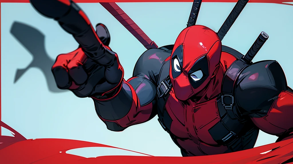 Deadpool playing mobile games