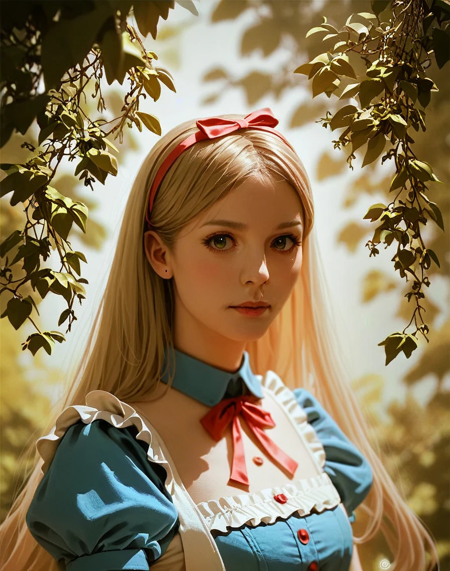 score_9, score_8_up, score_7_up, score_6_up, score_5_up, score_4_up, source_anime, KaleyCuoco,High Quality, Intricately Detailed, Hyper-Realistic cosplay Alice in wonderland, Portrait Photography