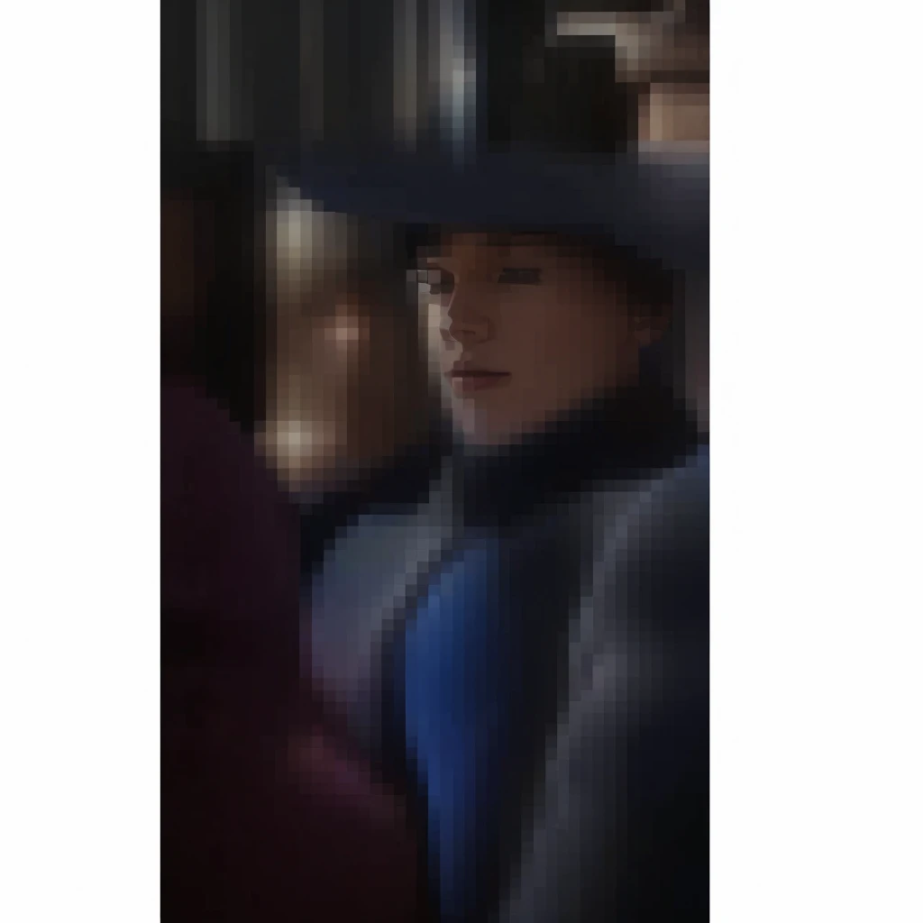 In a city in Europe, the face of a man in a beret is standing next to his wife, both of them wearing thick jackets. Photorealism, full view, highly detailed image, very realistic, hyperrealism, Ultra HD, 8k, 5, sharp focus, intricate and mysterious masterpiece. (Long exposure photography Very detailed close-up portrait artistic illustration: final quality, medium shot, backlight, Rich and striking. Enigmatic and mysterious manipulations (composition of the rule of thirds), ((detailed environment with strong lines) Lo best quality, in camera, white light, warm and clean aesthetics, dazzling screen composed of millions of brilliant ultraviolet rays, HDR.