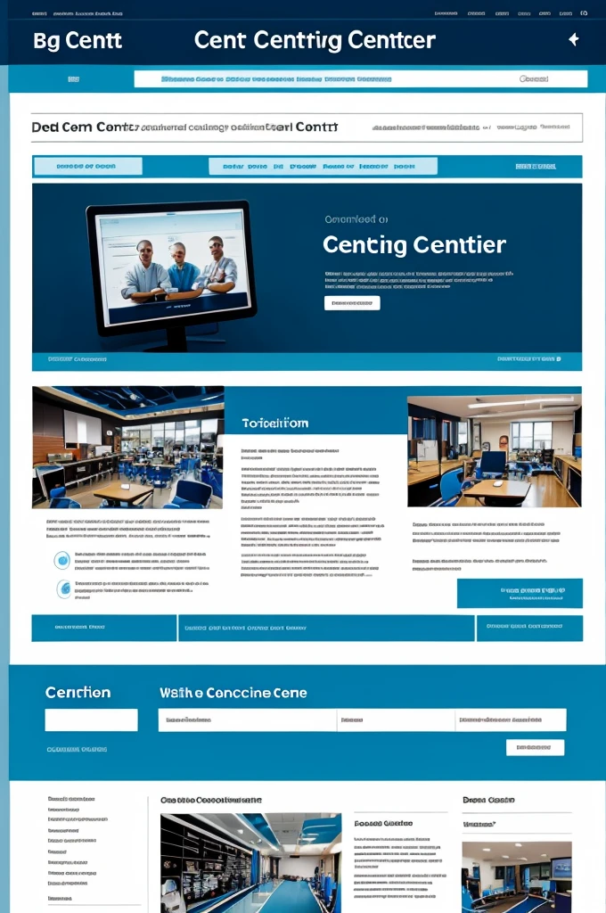 Design a template for coaching center