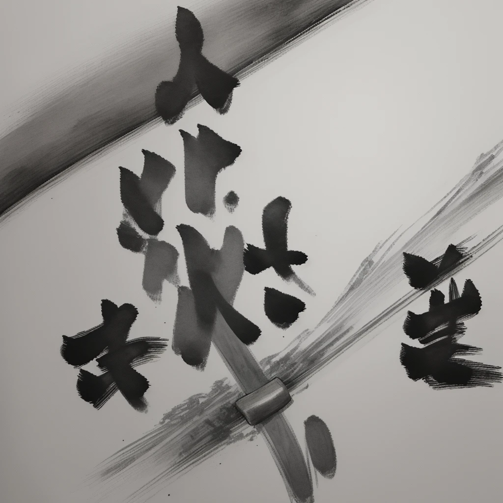 ink wash, traditional Chinese, flowing brushstrokes, subtle gradients, a sword-pulling general