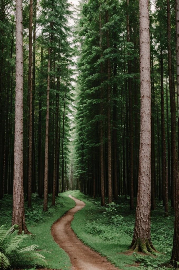 Forest wall background