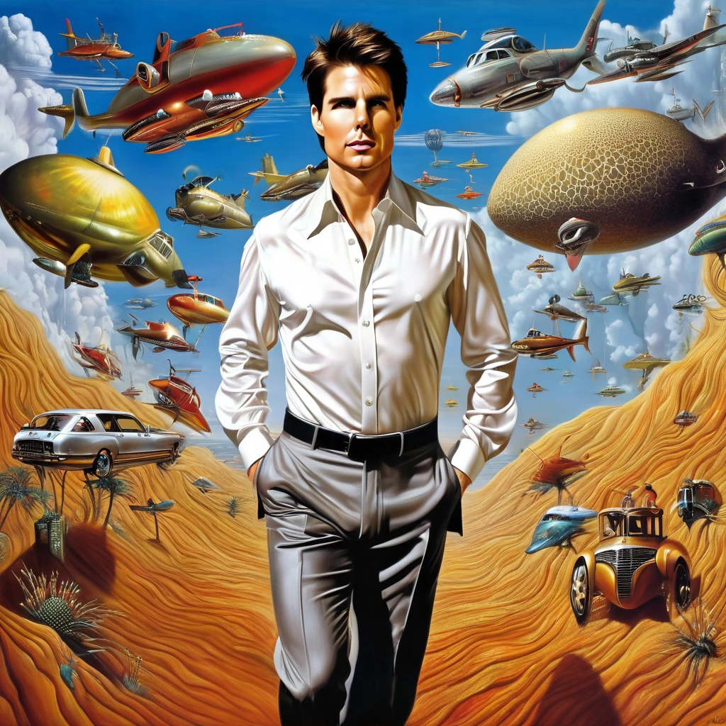 art surrealism Tom Cruise