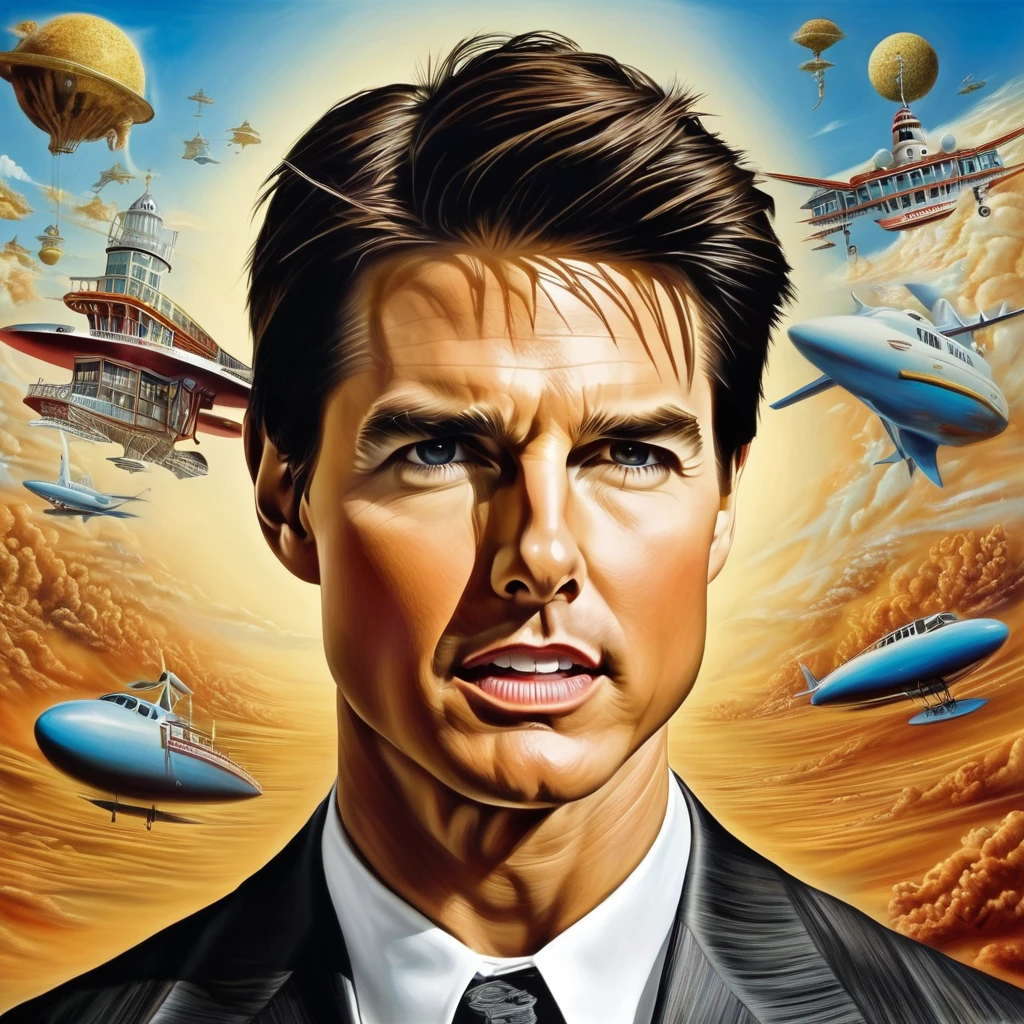 art surrealism Tom Cruise