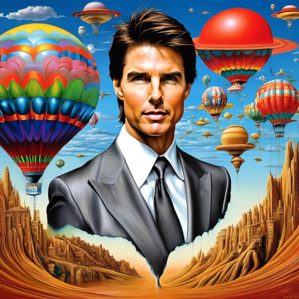 art surrealism Tom Cruise