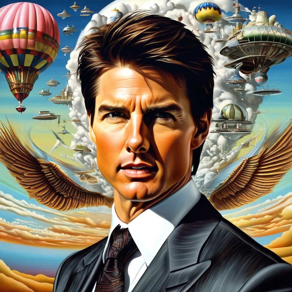 art surrealism Tom Cruise