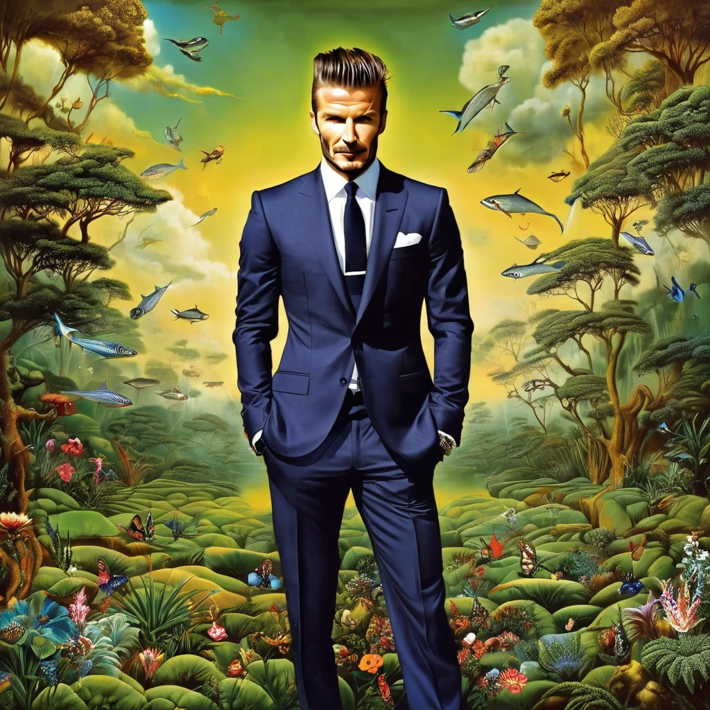 art surrealism David Beckham
