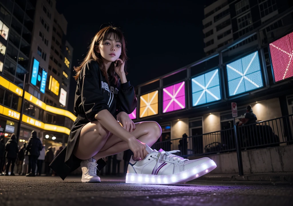 Create a creative post about LED shoes
