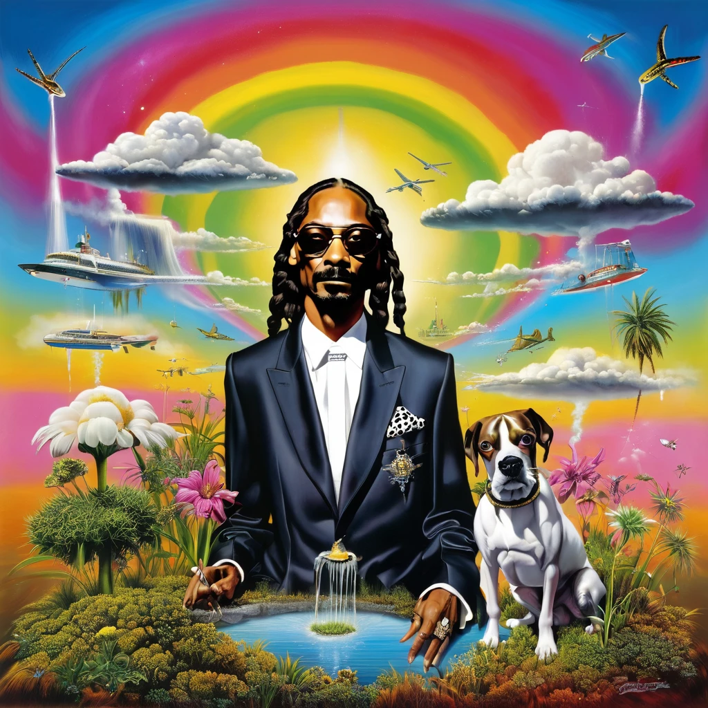 art surrealism Snoop Dogg