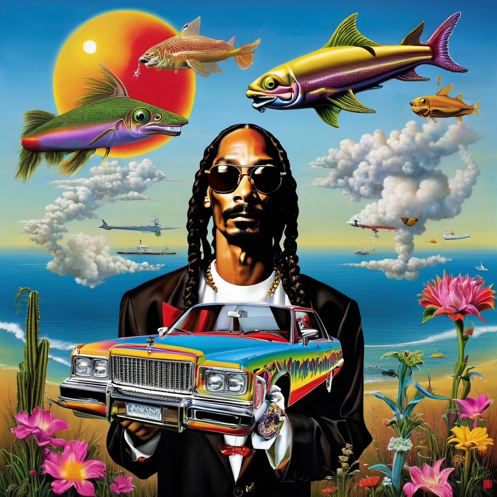 art surrealism Snoop Dogg
