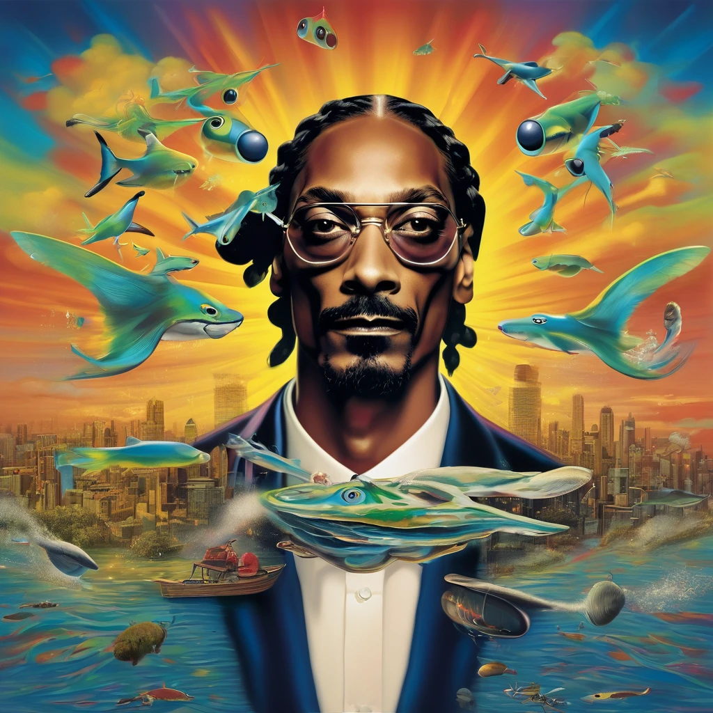 art surrealism Snoop Dogg