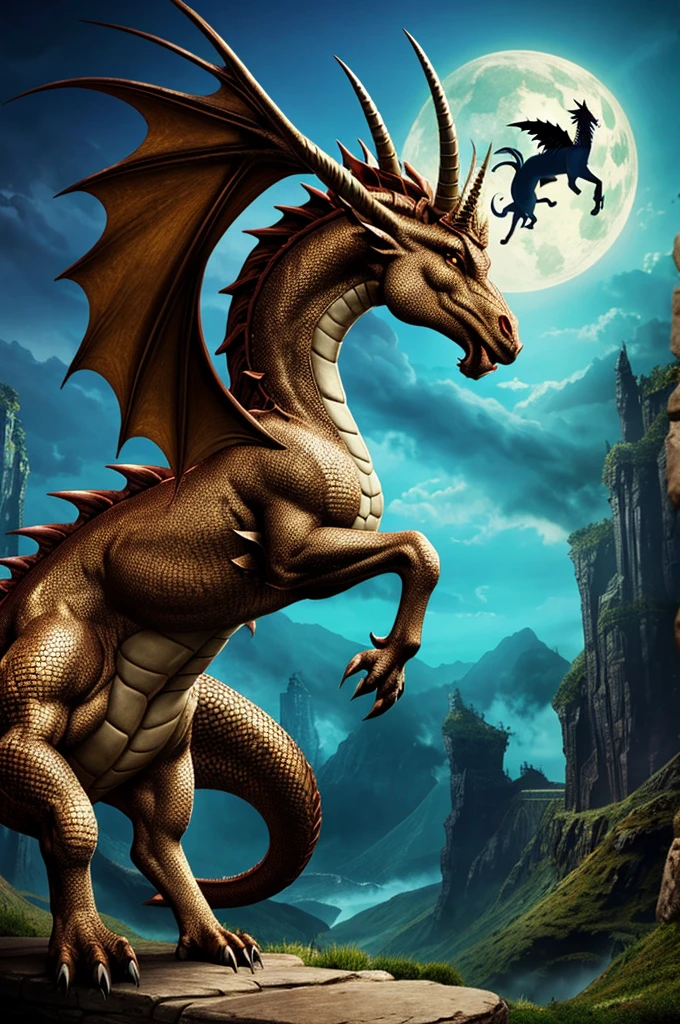 Draw fantasy characters such as fairies or dragons and place them in real settings such as a modern city or countryside. Focus on the character&#39;s interactions with the surrounding environment to create interesting contrast.
