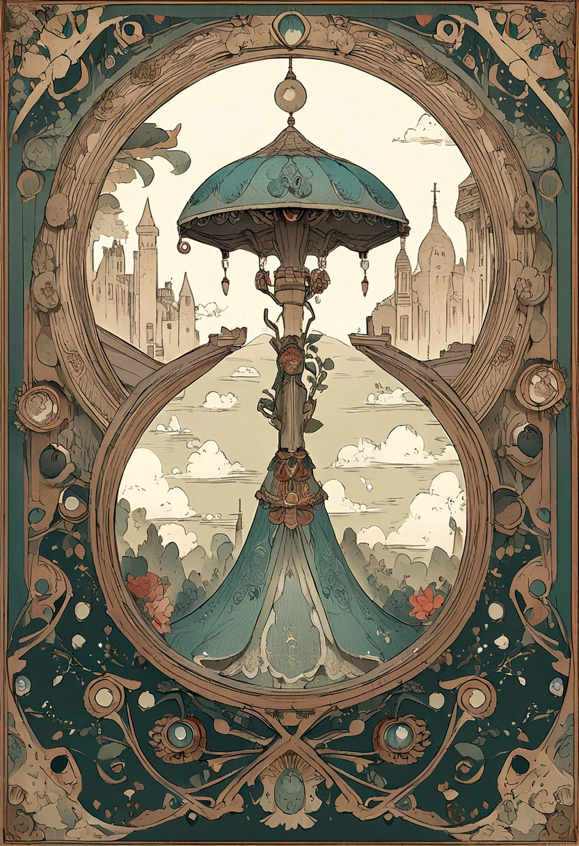 Textured children's book illustration