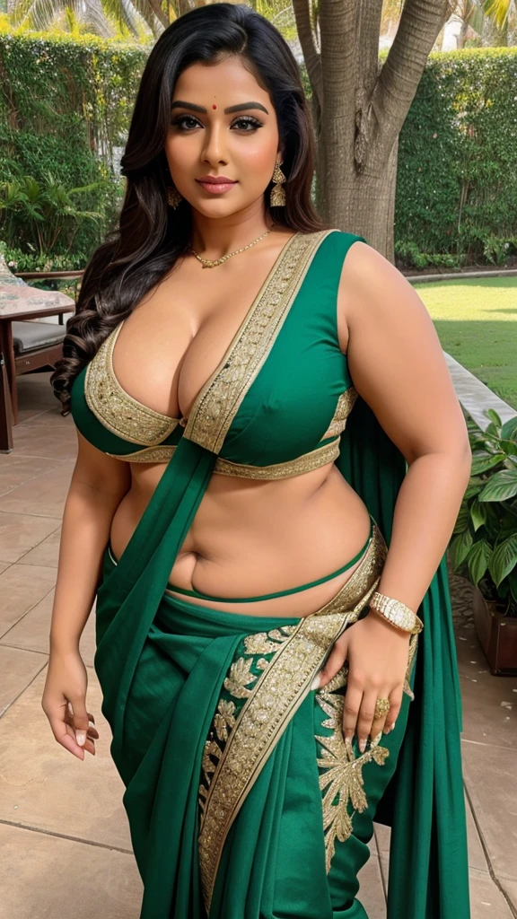 Desi bhabi milf saree hot figure beauty BBW busty