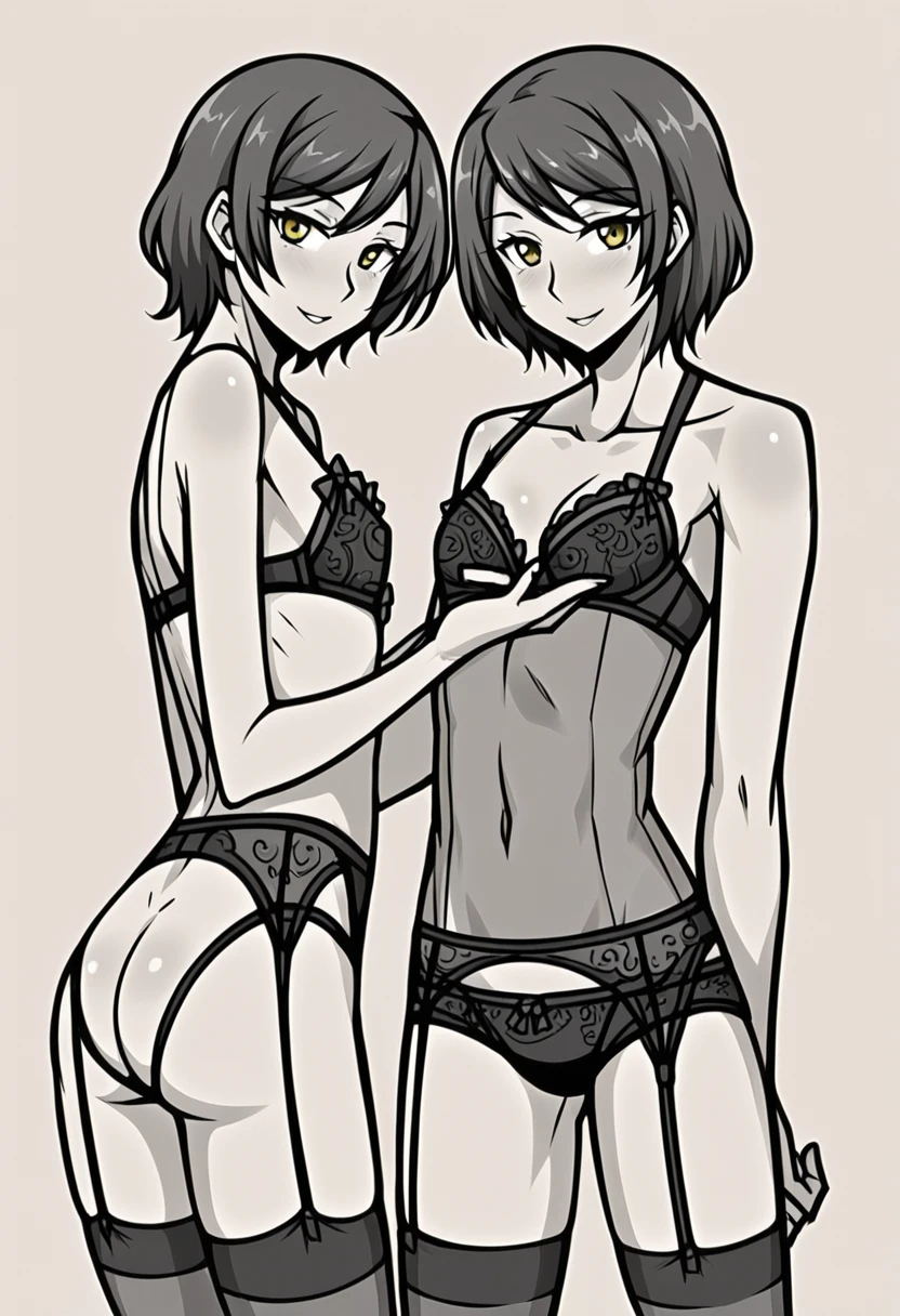 a father ( a he had been brainwashing by his secondson ,crossdressing , wife of his secondson, wear sexy lingerie,10 years ago.has marital life with his secondson ,)