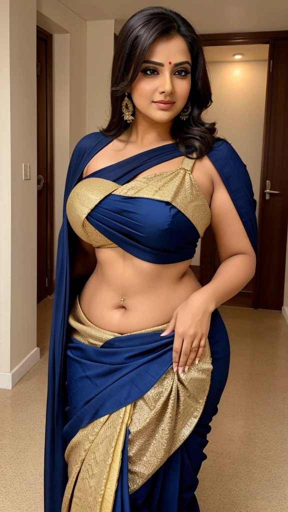 Desi bhabi milf saree hot figure beauty BBW busty
