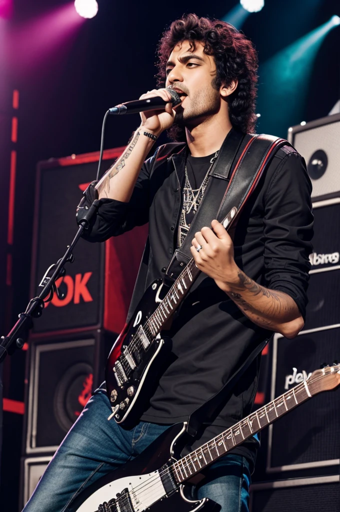Pubk rock singer boy