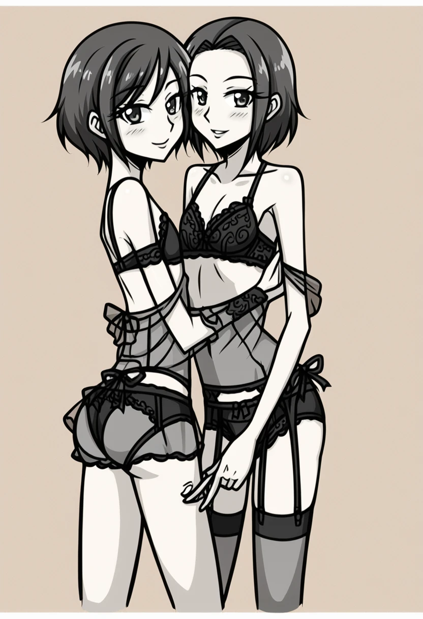 a father ( a he had been brainwashing by his secondson ,crossdressing , wife of his secondson, wear sexy lingerie,10 years ago.has marital life with his secondson ,)