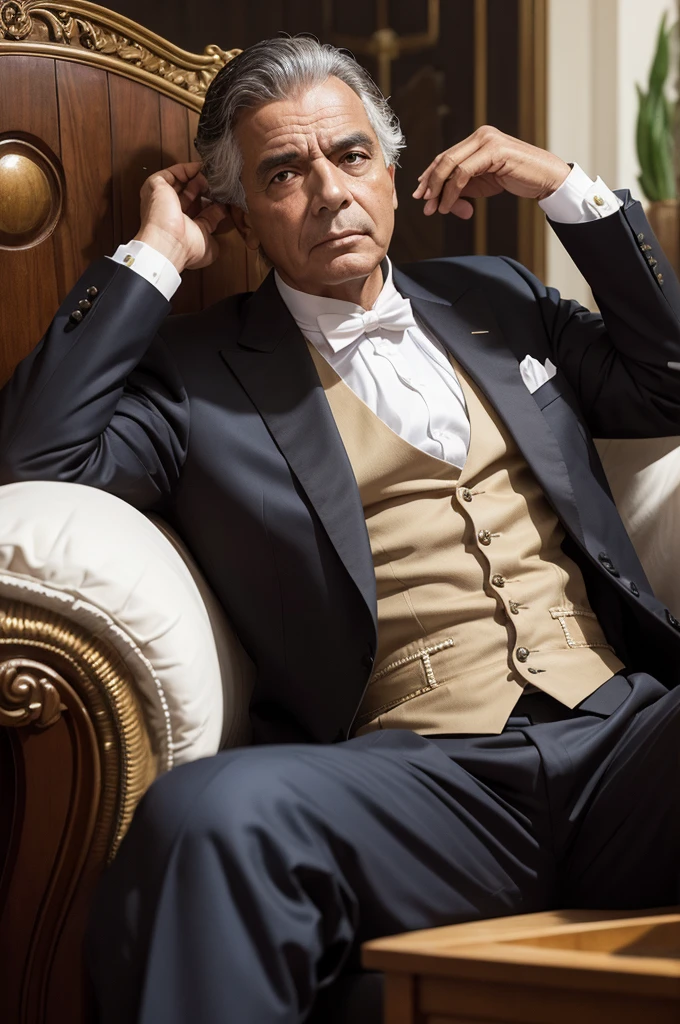 create a photograph of Minas Gerais businessman Francisco Paulo de Almeida, the Baron of Guaraciaba