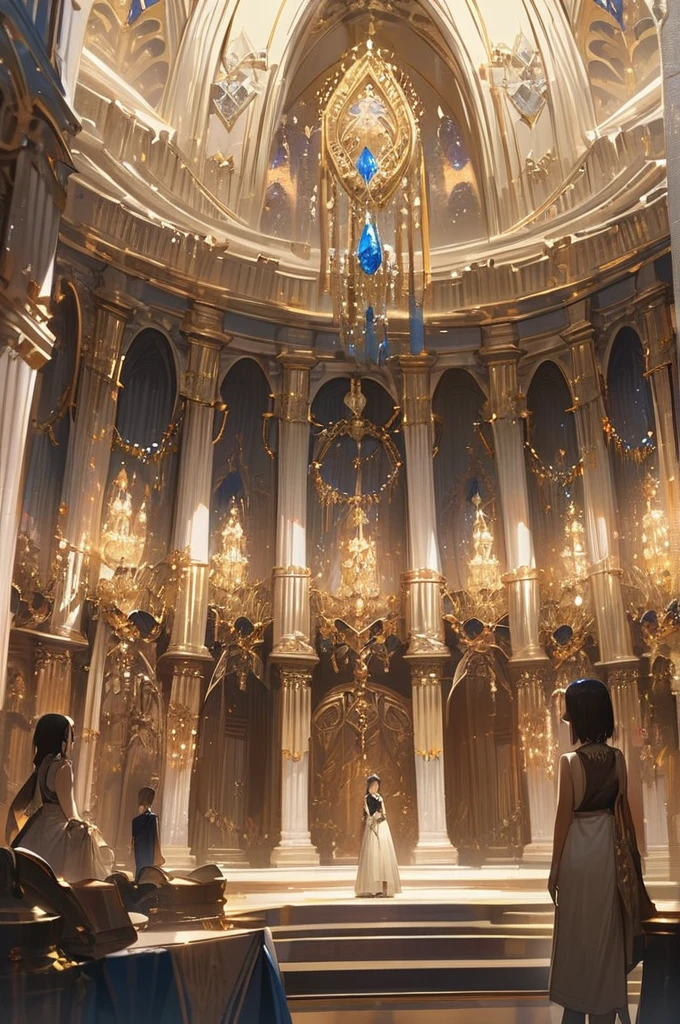 ((Best quality)), ((masterpiece)), (detailed), The marble Palace