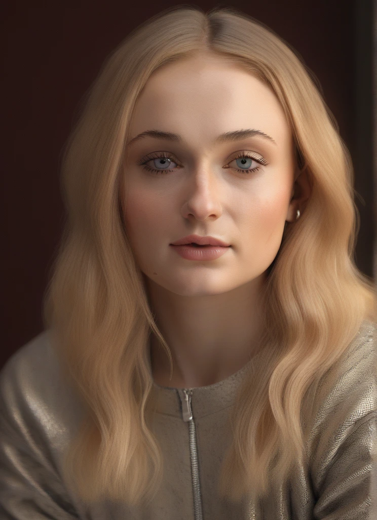 SophieTurner,masterpiece,beautiful,extremely detailed,(ultra high res),(8k UHD best quality), (realistic, photo-realistic:1.37), depth_of,field, blurry_background, photo_inset,Dramatic lighting,reference_inset,photo_background,brown_eyes,photorealistic,looking_at_viewer,1girl,shiny skin,detailed skin,(((sweater)))