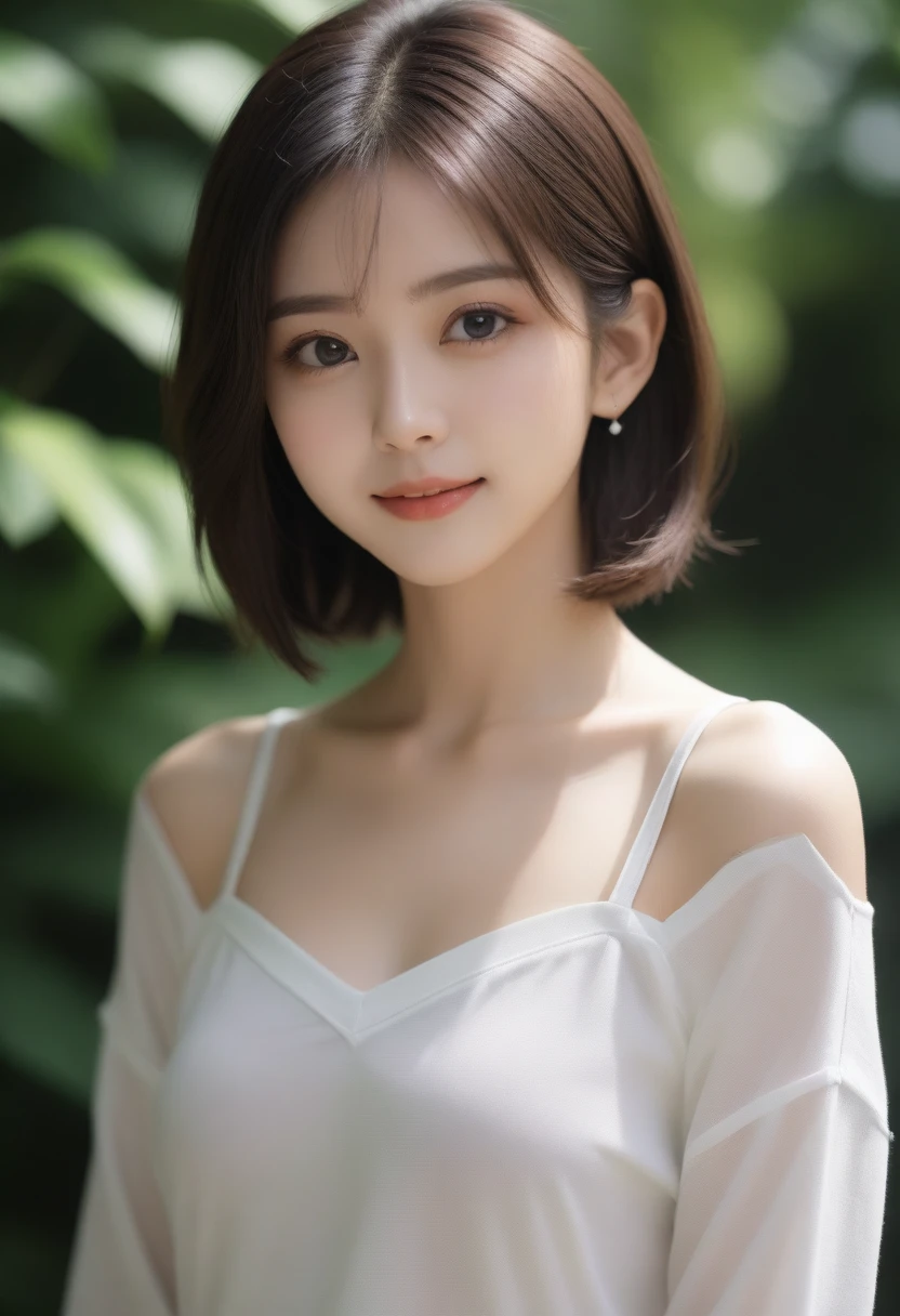 8K, Ultra-high resolution, Highest quality, masterpiece, 三分割法によるphotograph,Surreal, photograph, 1 girl, (:1.3), pretty girl, Cute face, Beautiful eyes in every detail, 細かくdetailedに,masterpiece,, One Girl:1.2, Japan Female Announcer,whole body,Young Wife,(Competitive swimming suits),Full of cleanliness,A carefree smile,Healing the heart,short hair,Looking at the audience、beauty,Long neck、Laugh a little、Please close your mouth and laugh、(((Ideal body type))),A-cup small breasts :2,、Portraiture:2、Perfect Anatomy、鮮明なdetailed、detailed、Surreal、Light and shadow,Strong light
