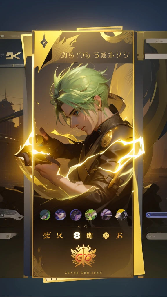 Attractive profile picture, masterpiece, ultra-precise rendering, beautiful and cool young man, trustworthy, dependable young man, savior of the world, simple design, most beautiful image, 4K, light green eyes, the color of the clothes is the same as the original, cyber ninja mask.