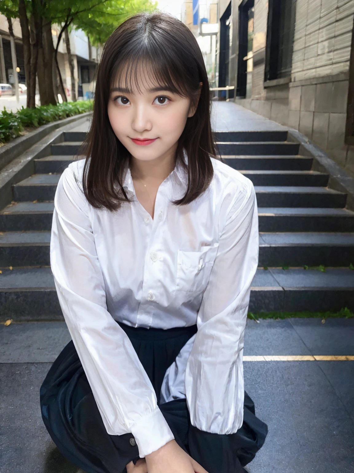 (((32k,High detail,High definition、masterpiece,Attention to detail,Esbian all over,solo))),RAW Photos & Realistic atmosphere,beautiful濃い青い目,Mouth details,Glossy Lips,Fine eyebrows,With soft white skin that shines in every detail、Detailed eyes、Blue Eyes,とてもbeautiful目,Detailed lips、とてもbeautiful顔,Very well-formed face、A vivid face,輝くbeautiful唇, Realistic Young Gravure Idol, とてもbeautiful女子高生, ,適度にbeautiful, 若くてSexyグラビアアイドル, Young Gravure Idol, beautiful, Cute and sexy15 year old ,My whole body is wet,Dripping,Blushing,とってもbeautiful15 year old girl,shortcut,Brown shiny hair,Wet hair,Dripping水,Dripping,Squatting on the stairs with legs apart,(Black Pantyhose,beautiful fece,Looking into the camera:1.4),(Wearing black pantyhose and crossing her legs,The chest of the uniform is open,darkness,Very dark,Dark stairs without street lights,Shine a flashlight on the object,Spotlight:1.7),(Sexy,Slightly thicker,High Vision High Vision Japan High Vision Girl Uniform,Shapely breasts,,Mature Body, I feel anxious and like crying,Watery eyes,Cold Smile,Glare,Glare顔もbeautiful:1.5),(Open your legs randomly,Crawl back:1.7)