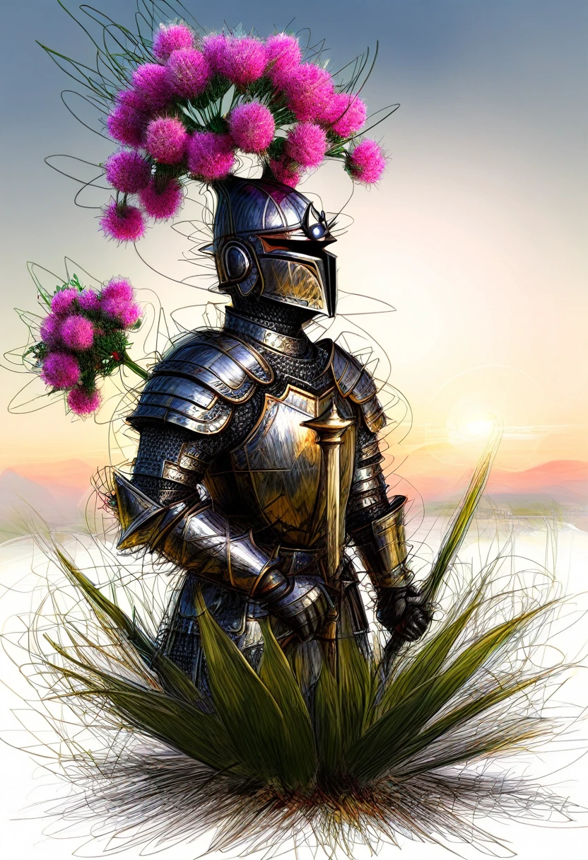 The first knights, Flowers for the Faded, Moonchild, Punked Steam, artstation trending, wild west, tonalism, hedi xandt, 8k Hyper detailed, perfect eyes
