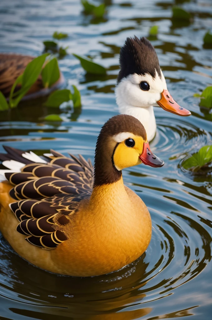 Happy duck