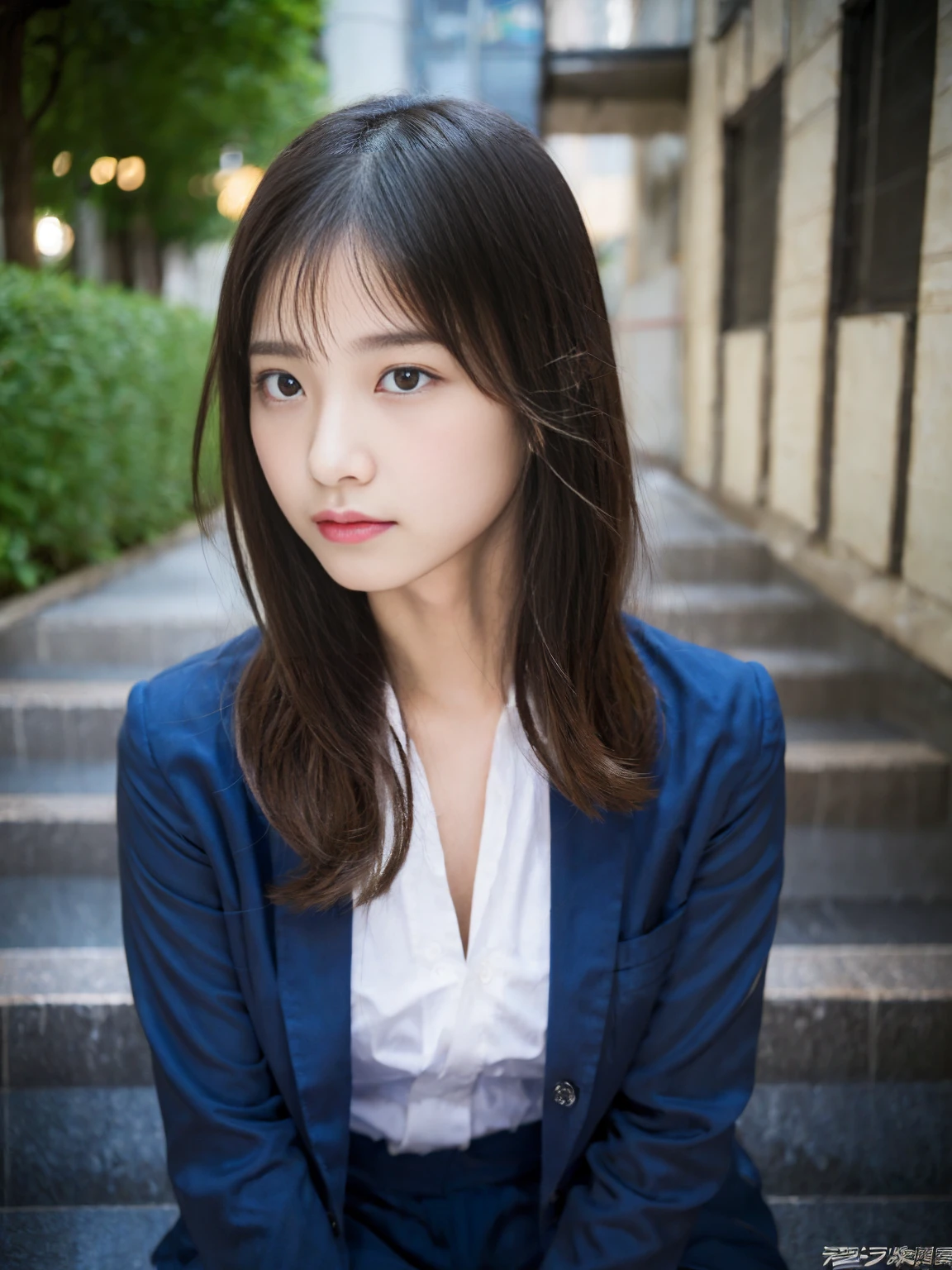 (((32k,High detail,High definition、masterpiece,Attention to detail,Esbian all over,solo))),RAW Photos & Realistic atmosphere,beautiful濃い青い目,Mouth details,Glossy Lips,Fine eyebrows,With soft white skin that shines in every detail、Detailed eyes、Blue Eyes,とてもbeautiful目,Detailed lips、とてもbeautiful顔,Very well-formed face、A vivid face,輝くbeautiful唇, Realistic Young Gravure Idol, とてもbeautiful女子高生, ,適度にbeautiful, 若くてSexyグラビアアイドル, Young Gravure Idol, beautiful, Cute and sexy15 year old ,My whole body is wet,Dripping,Blushing,とってもbeautiful15 year old girl,shortcut,Brown shiny hair,Wet hair,Dripping水,Dripping,Squatting on the stairs with legs apart,(Black Pantyhose,beautiful fece,Looking into the camera:1.4),(Wearing black pantyhose and crossing her legs,The chest of the uniform is open,darkness,Very dark,Dark stairs without street lights,Shine a flashlight on the object,Spotlight:1.7),(Sexy,Slightly thicker,High Vision High Vision Japan High Vision Girl Uniform,Shapely breasts,,Mature Body, I feel anxious and like crying,Watery eyes,Cold Smile,Glare,Glare顔もbeautiful:1.5),(Open your legs randomly,Crawl back:1.7)