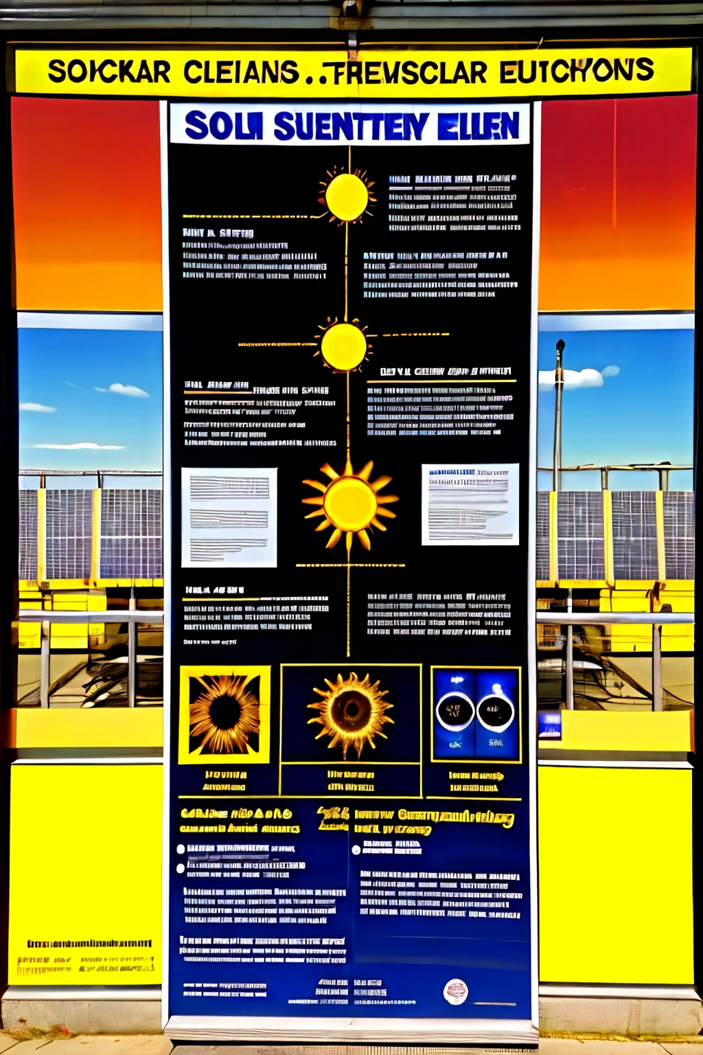 Solar energy poster