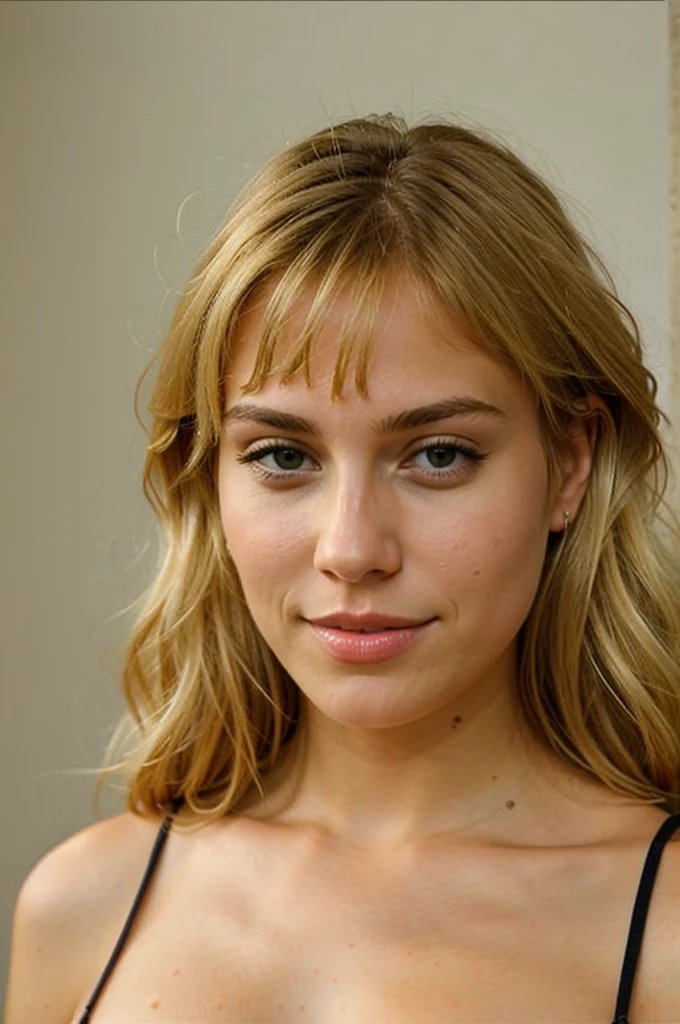 Beautiful blonde woman