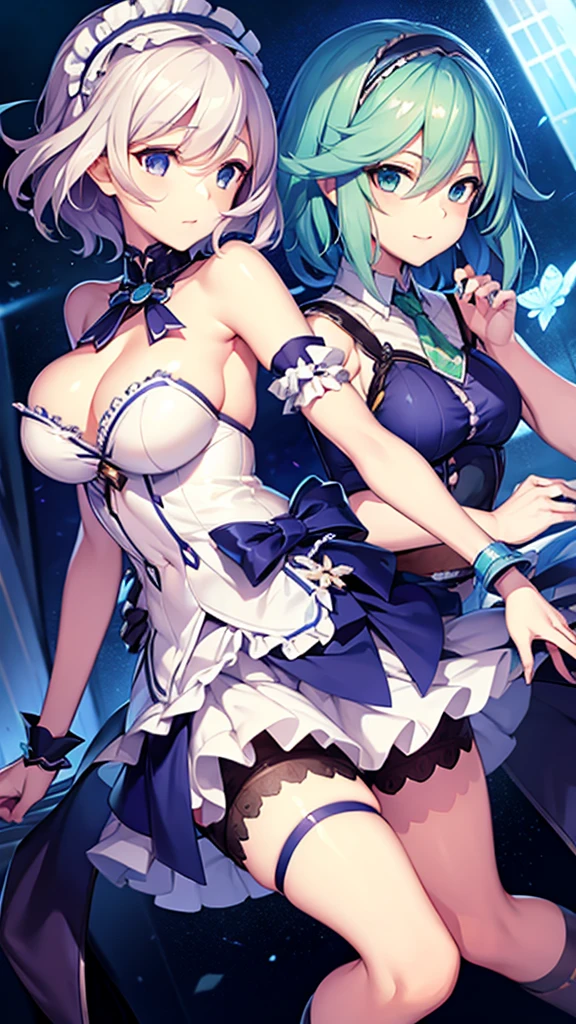 Sakuya Izayoi and Alice Margatroid