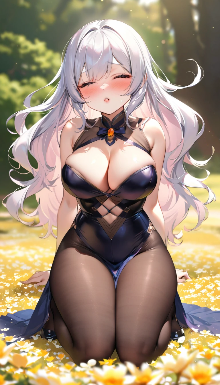 {{{{{16k,Ultra High-resolution realistic romantic kneeling photo of a neat virgin girl as pretty as a actress in sunny glass field, she is so ashamed, so embarrassed, so humiliated, The way she embarrassed herself is adorable, The more shy she is, the smaller and cuter her face becomes}}}}},{{Extremely detailed}},{{{{{dye her cheeks flush and integrated her face pretty small, thick lips, Enchanting thick gross idol's Lips}}}}},{{{{{the best glossy bang neat long, voluminous hair}}}}},{{{{{the more her bodyline and transform into a pretty girl, her bare bodyline and weist are more and more curvier and softly, Injecting her with hormones to make her body, hair, bodylines neat, Her waist so thin, All her shame turns to purity}}}}},{{{{{She's given hormones to rapidly grow her body from a to an adult, and that's even more embarrassing}}}}},{{{{{She's given hormones that make her even more embarrassed, so embarrassed that she cowered and couldn't even open her eyes, eroticism of her sexy, attractive in her turns her hair a lewd color unthinkable from her usual purity, The bigger her tits get, the thinner her bare waist gets, tits that have grown disproportionately large for their age, Puffy tits with deep cleavage and a larger nipped-in bare waist area}}}}}