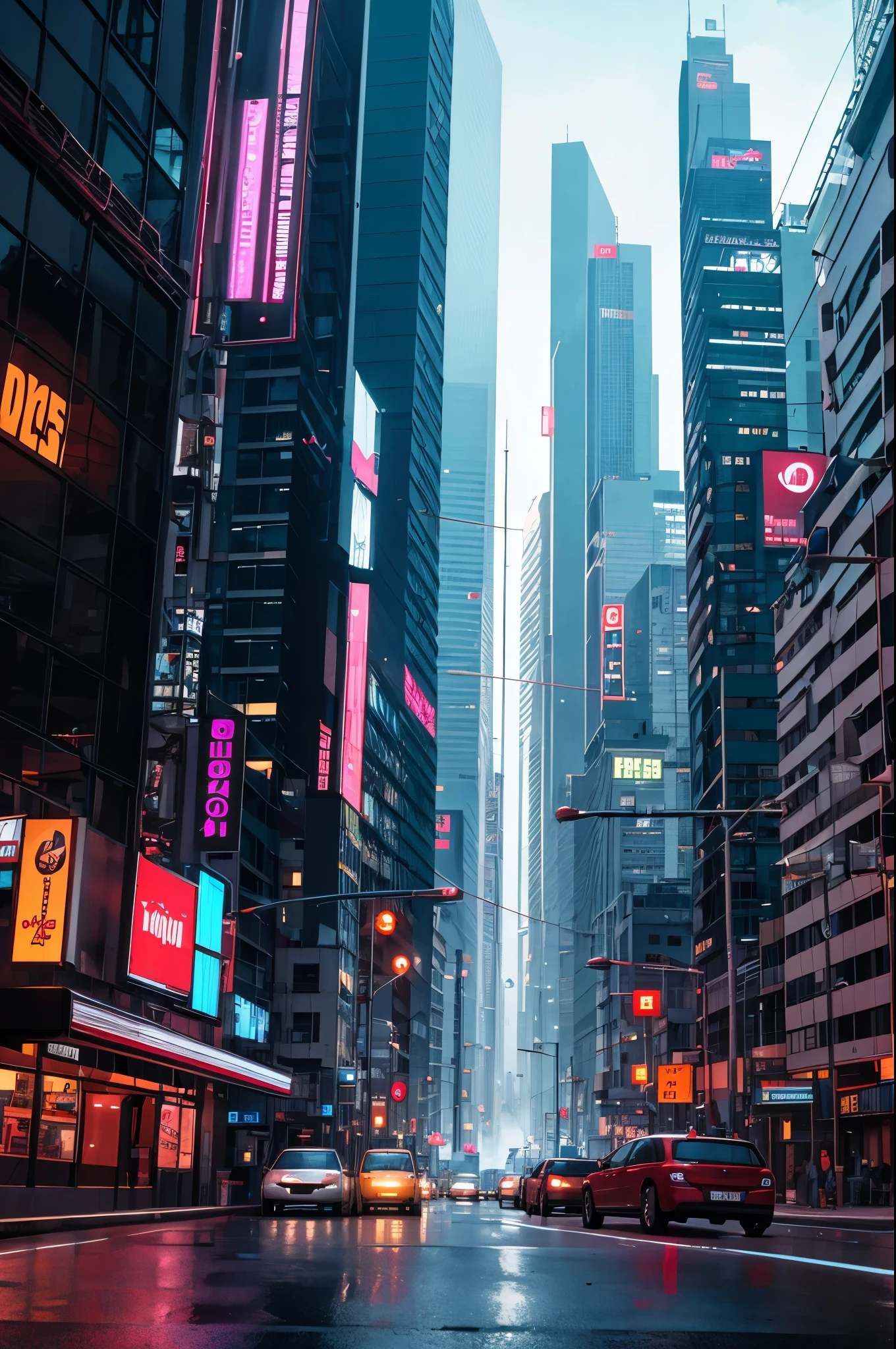 Cityscape-photography;
A futuristic city with a neon-washed, cyberpunk atmosphere, a futuristic highway built in a valley of futuristic high-rise buildings and futuristically designed drones in the sky;
Camera="Sony a1";
Lens="16-35mm F2.8";
Tags="architectural, cinematic, clear-reflection, dramatic-lighting, epic-composition, hyper-detailed, luminous-lines, mist, misty, synthwave, urban, wide-angle, 8k"
--no people --ar 16:9 --seed 2023060820230608