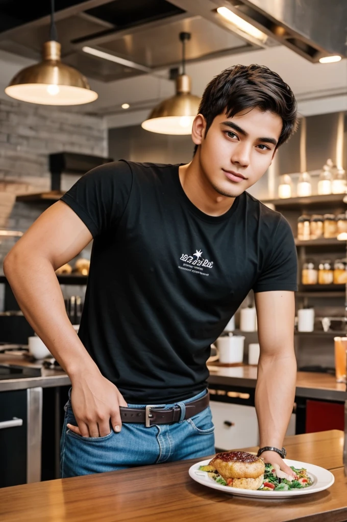 A 21 yrs old man start his startup restaurant