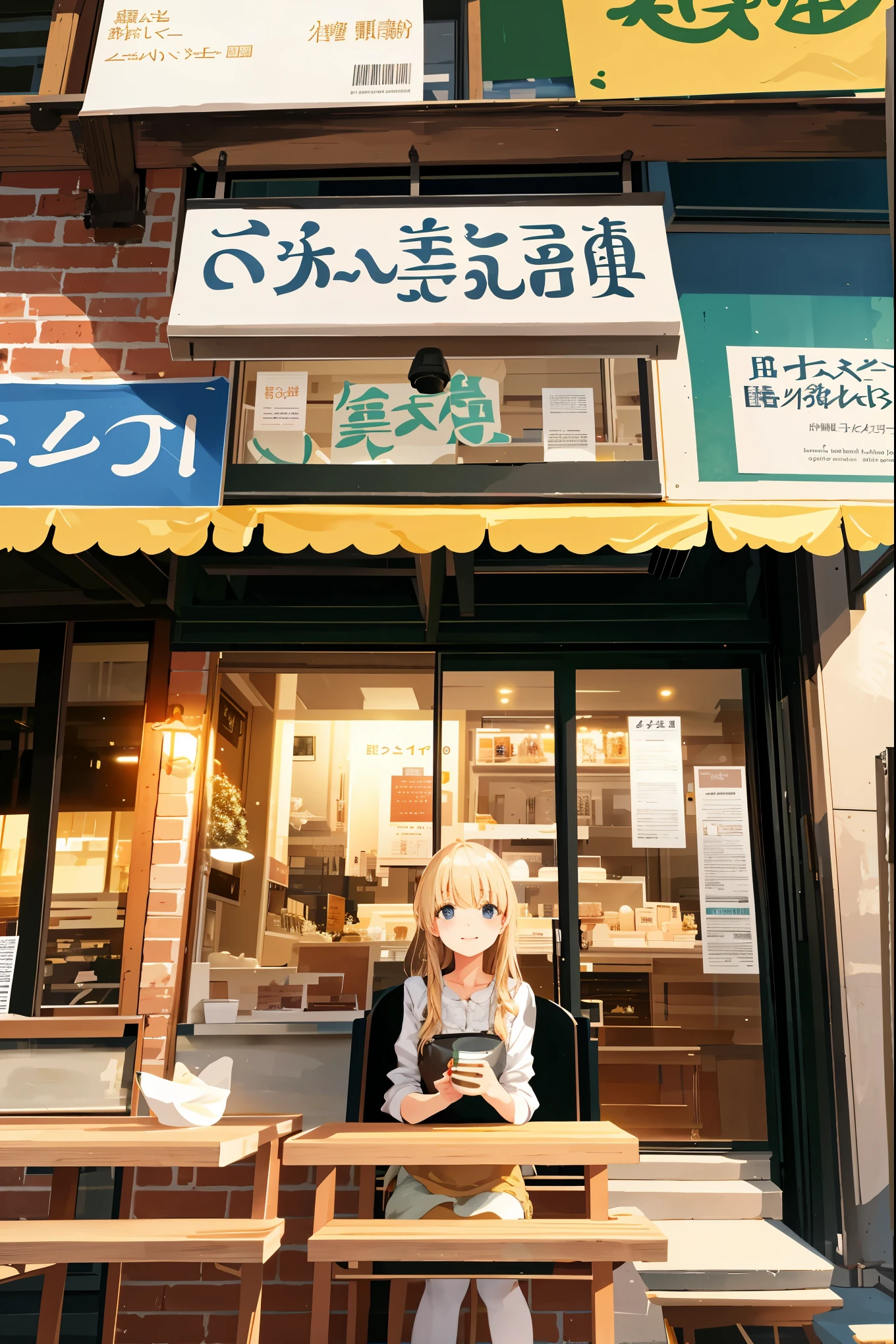 Photorealistic、Highest quality、Highest Resolution、Highest quality、８Ｋ、cute女性、Beautiful Face、One beautiful woman、Light Hair Color、cute、beautiful、Stylish cafe、lunch、pasta、pastaを食べる、