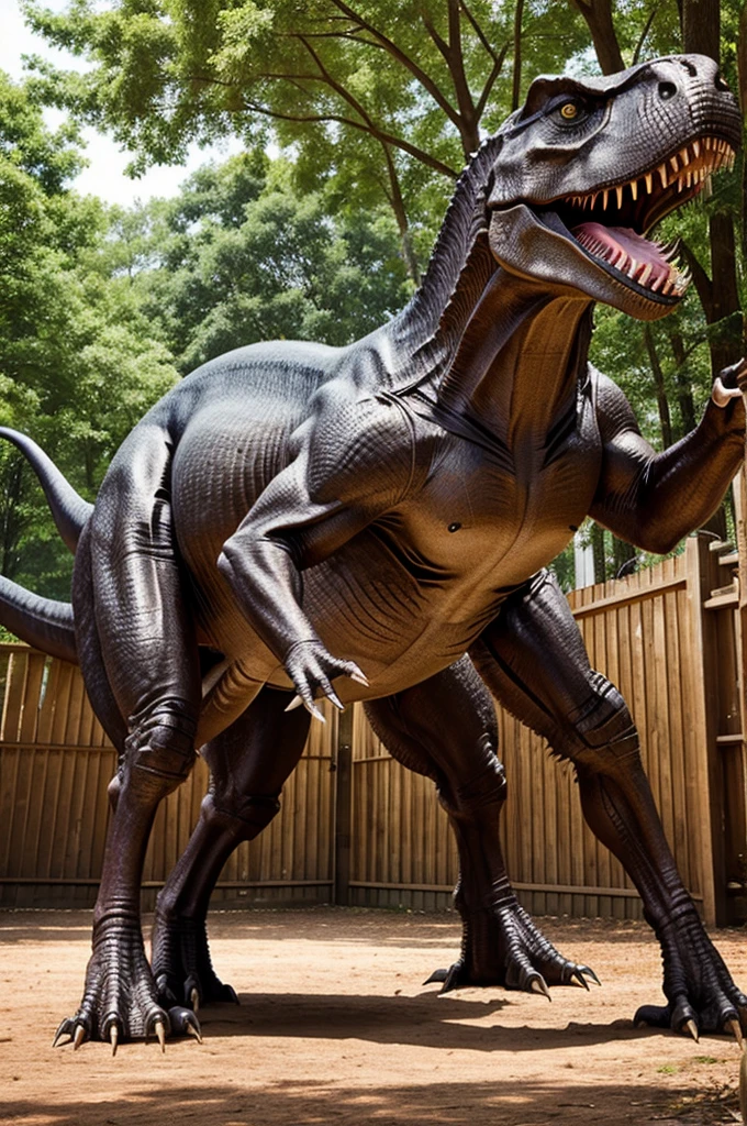 Make a t-rex with a 12 inch dick