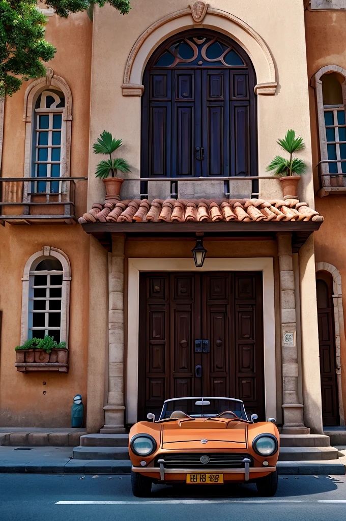A facade with the June festival theme written "Arraiá da Drives" full of elements characteristic of São João