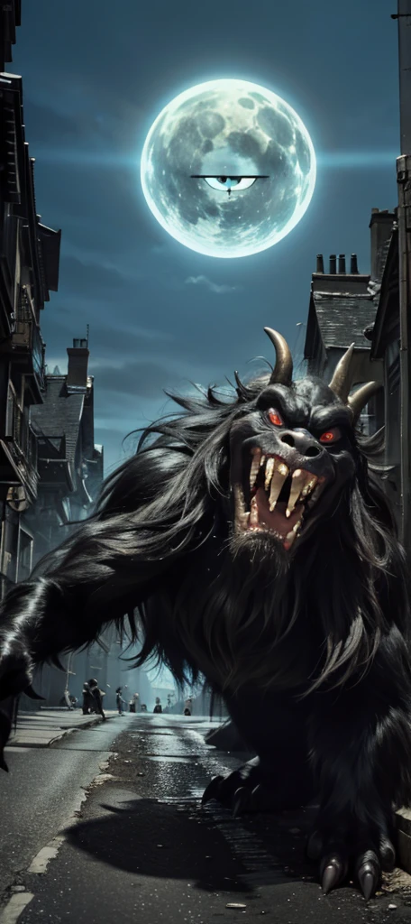 Monster with three eyes，These monsters are the letter A,B,c,D,Cartoon Style
