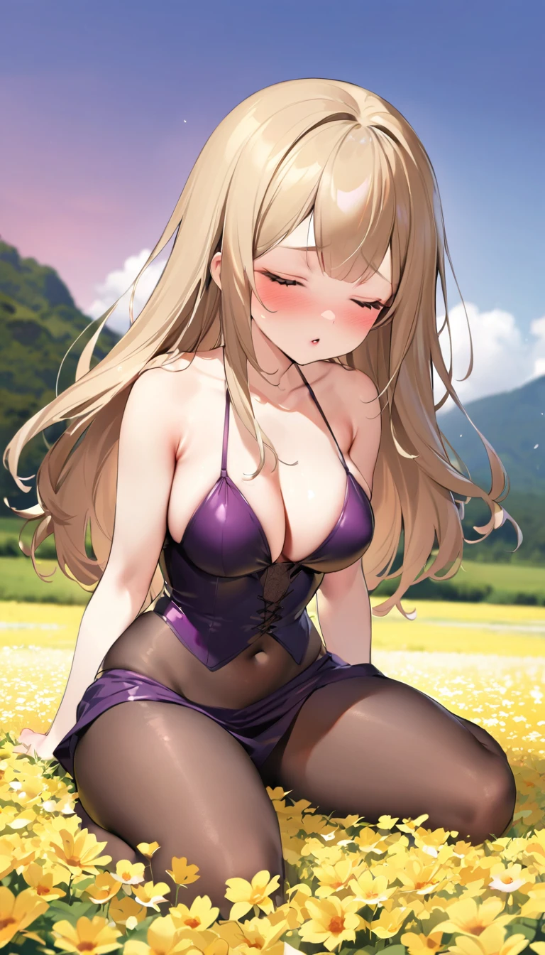 {{{{{16k,Ultra High-resolution realistic romantic kneeling photo of a neat virgin girl as pretty as a actress in sunny glass field, she is so ashamed, so embarrassed, so humiliated, The way she embarrassed herself is adorable, The more shy she is, the smaller and cuter her face becomes}}}}},{{Extremely detailed}},{{{{{dye her cheeks flush and integrated her face pretty small, thick lips, Enchanting thick gross idol's Lips}}}}},{{{{{the best glossy bang neat long, voluminous hair}}}}},{{{{{the more her bodyline and transform into a pretty girl, her bare bodyline and weist are more and more curvier and softly, Injecting her with hormones to make her body, hair, bodylines neat, Her waist so thin, All her shame turns to purity}}}}},{{{{{She's given hormones to rapidly grow her body from a to an adult, and that's even more embarrassing}}}}},{{{{{She's given hormones that make her even more embarrassed, so embarrassed that she cowered and couldn't even open her eyes, eroticism of her sexy, attractive in her turns her hair a lewd color unthinkable from her usual purity, The bigger her tits get, the thinner her bare waist gets, tits that have grown disproportionately large for their age, Puffy tits with deep cleavage and a larger nipped-in bare waist area}}}}}