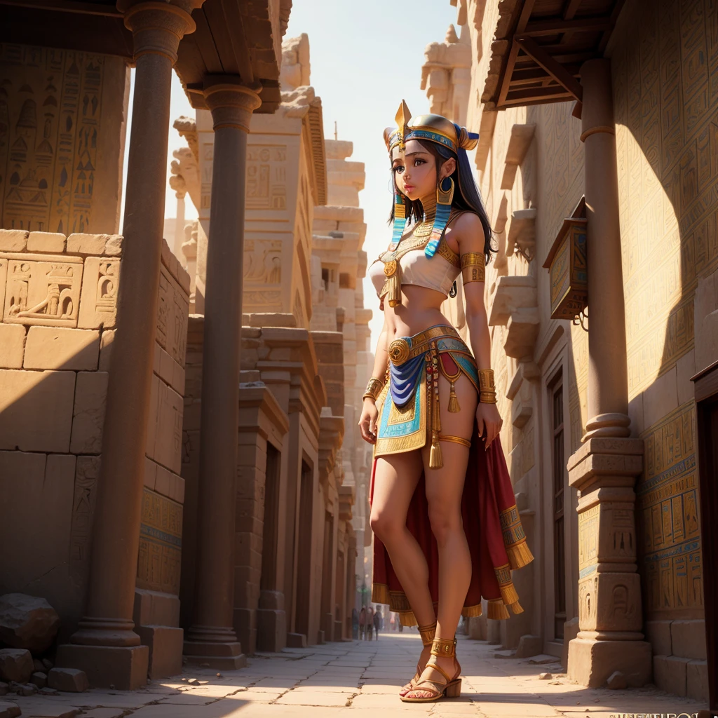 Faraway view, Myths and legends, Shiva, SunWukong, Titan, egyption, pyramid, A desert, Sand, Exquisite, 8K,tmasterpiece,intricate, elegant, highly detailed, majestic, digital photography, art by artgerm and ruan jia and greg rutkowski, (masterpiece, sidelighting, finely detailed beautiful eyes: 1.2), hdr, detailed background,