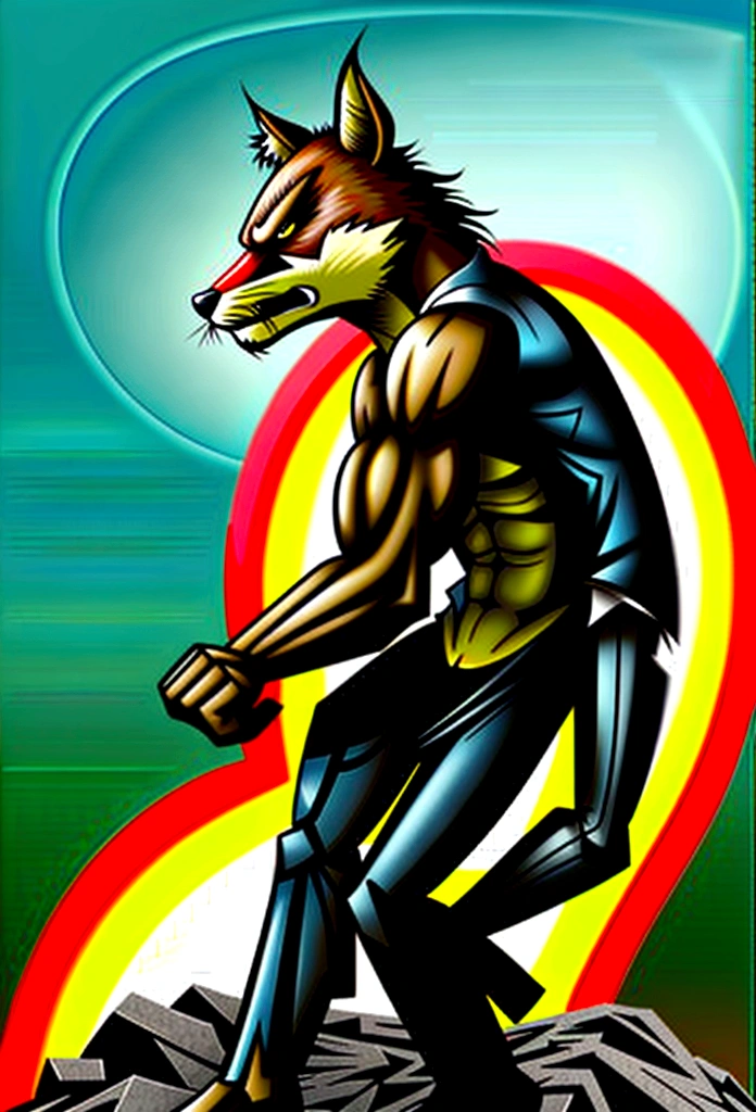 sajin, solo, mature male, (skinny body:1.2), (angry:1.2),fighting,in wasteland,destroyed rock, 4k, hi res, ((detailed face, (detailed eyes:1.0), detailed)), (full body), looking at viewer, 1boy, upper body, male focus,arm_armor, shirtless,torn clothes, abs, bare pectorals, fighting stance,