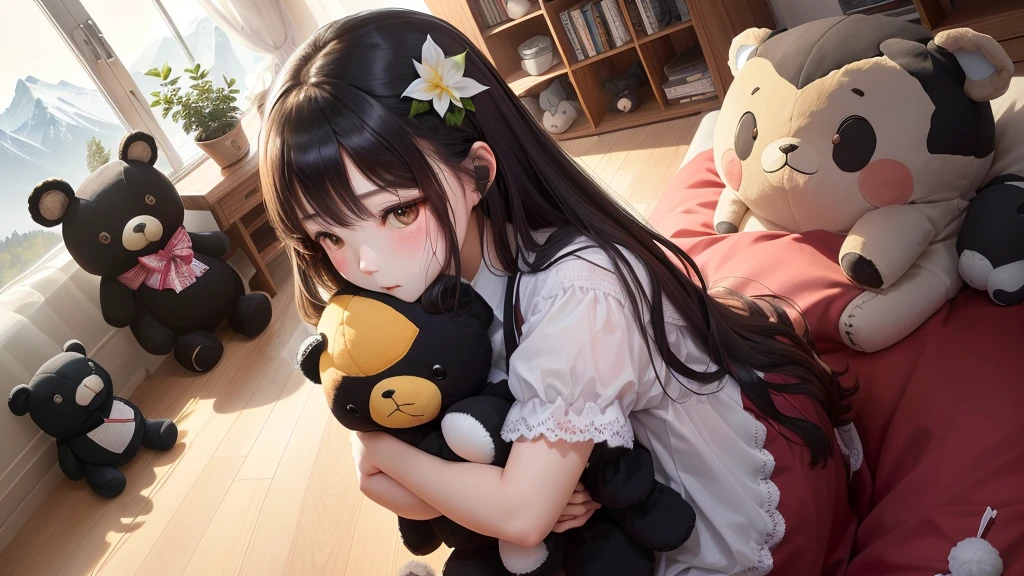 there are many Stuffed animals that are piled together on the floor, Stuffed toy, 毛绒Toy photography, 毛绒Toy, Stuffed animal, 毛绒Toy, Stuffed, broken Toy are scattered around, 毛绒Toy, Plush dolls, Toy, Plush Mascot, Rubbish, the woman holds more Toy, coronavirus as a Stuffed toy, cute, Toy照片, Mountain, Stack