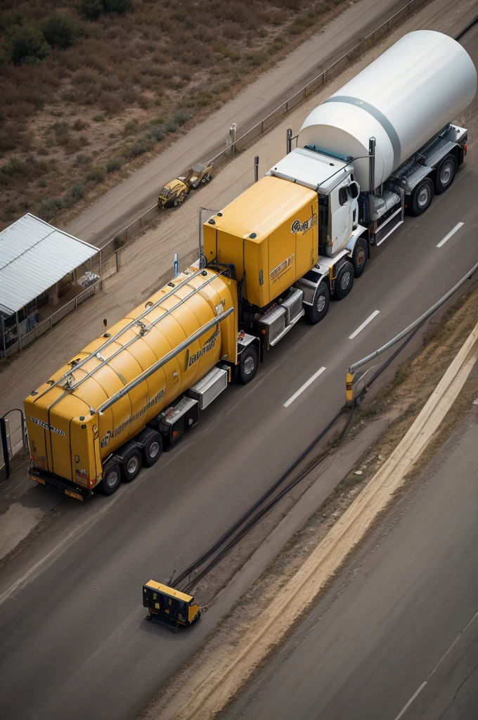 fuel tank truck 
